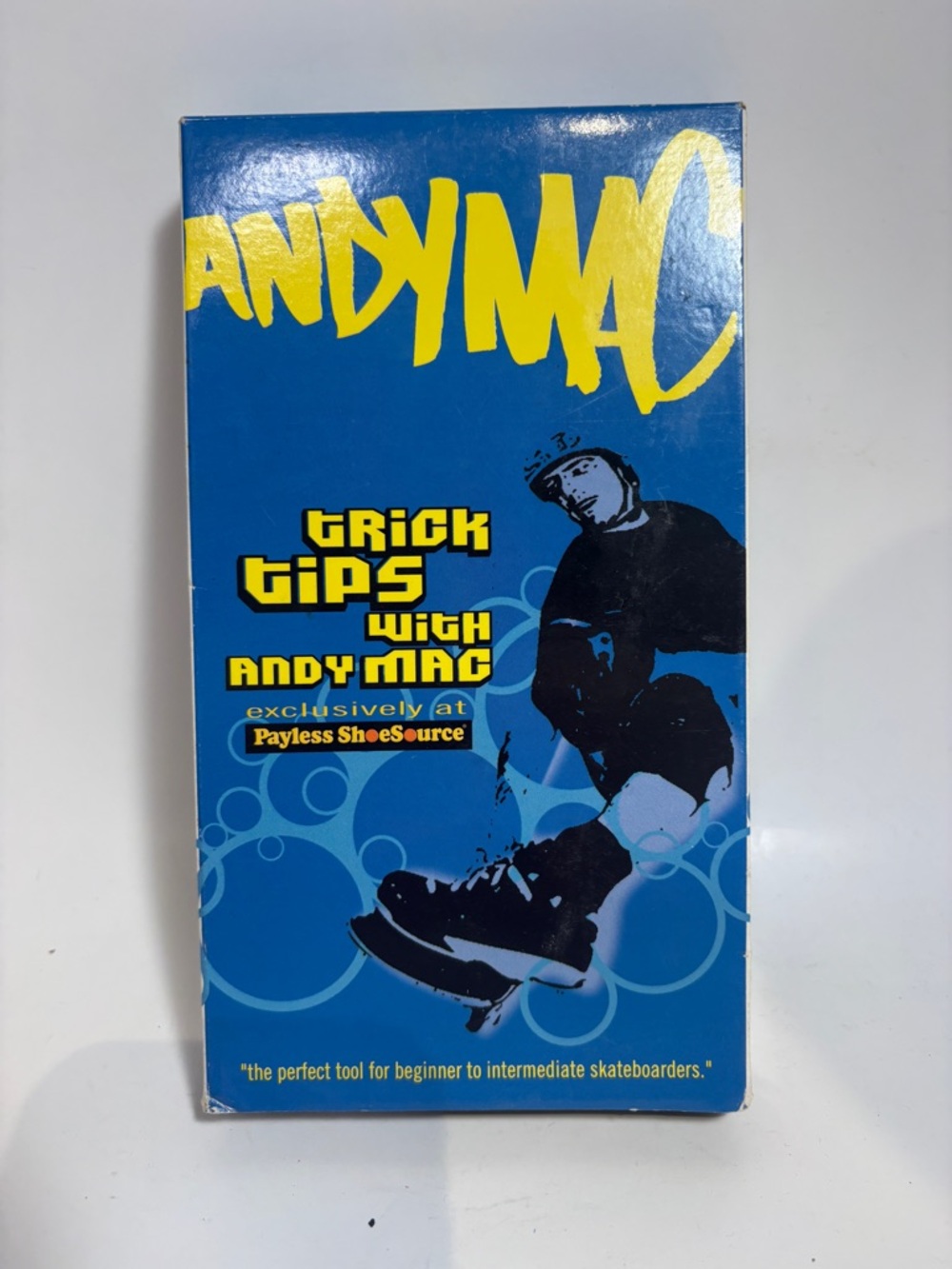 Andy Mac: Trick Tips With Andy Mac (VHS) Beginner & Intermediate Skateboarders